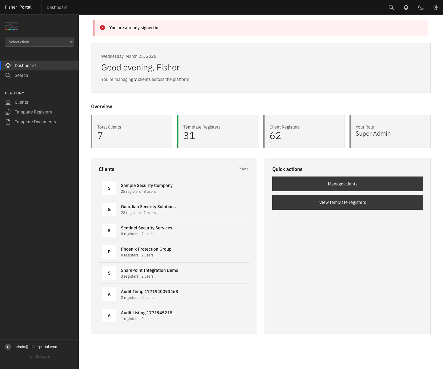 The password reset page showing the email field and the button used to request reset instructions